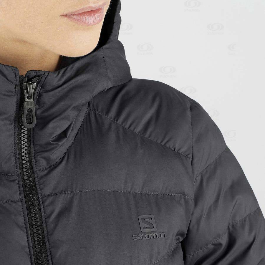 Salomon Jackets ESSENTIAL XWARM LONG Women's Softshell Jackets Black | AU-W1600