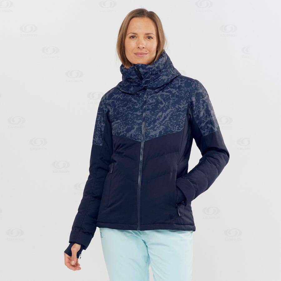 Salomon Jackets NEW PREVAIL Women's Softshell Jackets Blue | AU-L1788