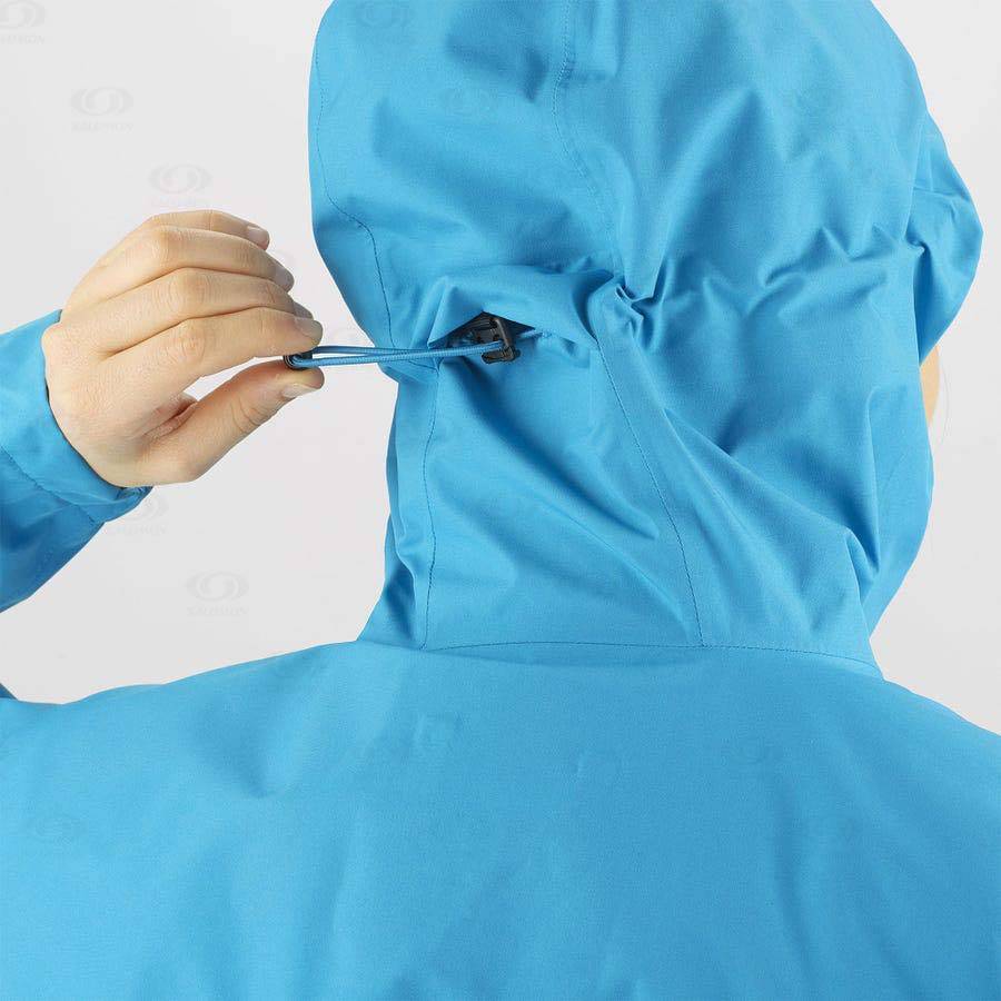 Salomon Jackets OUTLINE GORE-TEX 2.5L Women's Softshell Jackets Blue | AU-N1127