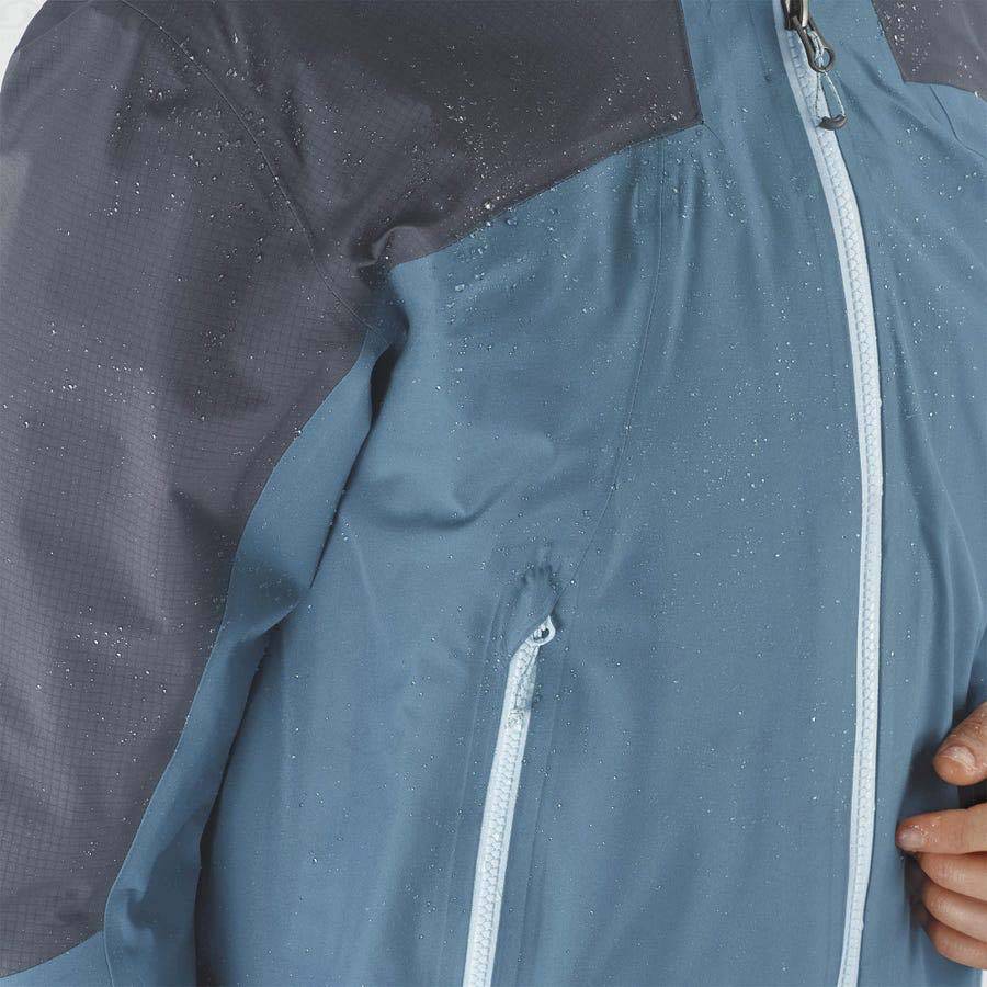 Salomon Jackets OUTLINE GORE-TEX HYBRID Women's Softshell Jackets Blue | AU-A2207