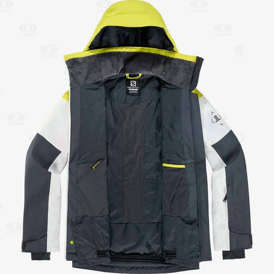 Salomon Jackets SLALOM Women's Softshell Jackets Green | AU-M1447