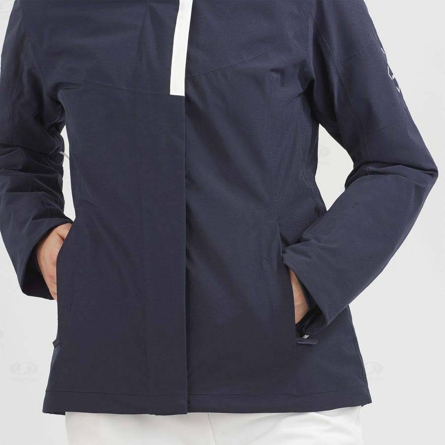 Salomon Jackets SPEED Women's Softshell Jackets Navy | AU-N1540