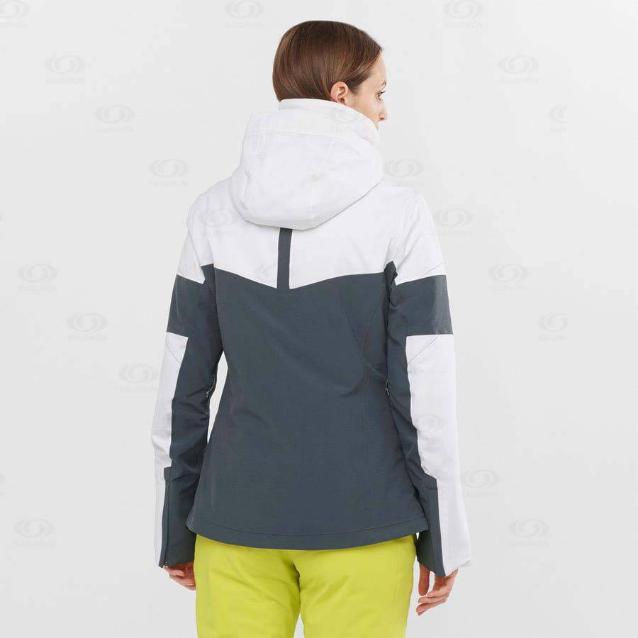 Salomon Jackets SPEED Women's Softshell Jackets Grey | AU-S1751