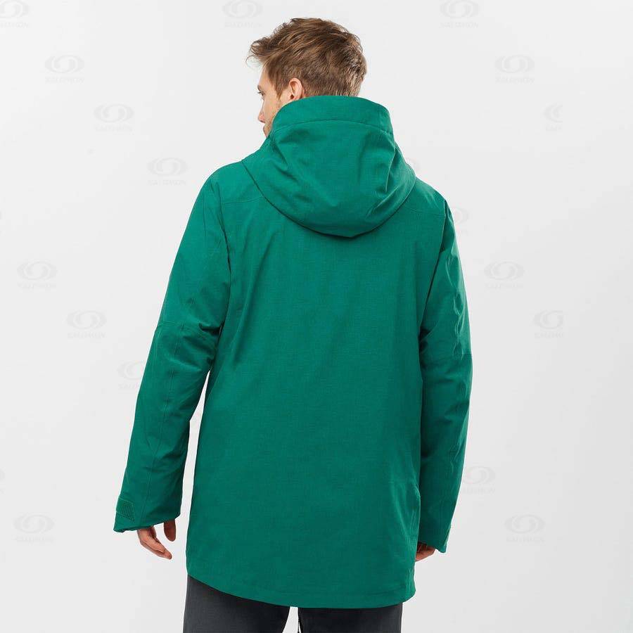 Salomon Jackets STANCE CARGO Men's Softshell Jackets Green | AU-M1965