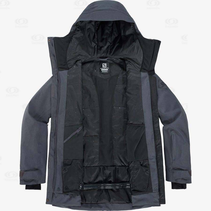 Salomon Jackets STANCE CARGO Women's Softshell Jackets Black | AU-L1004