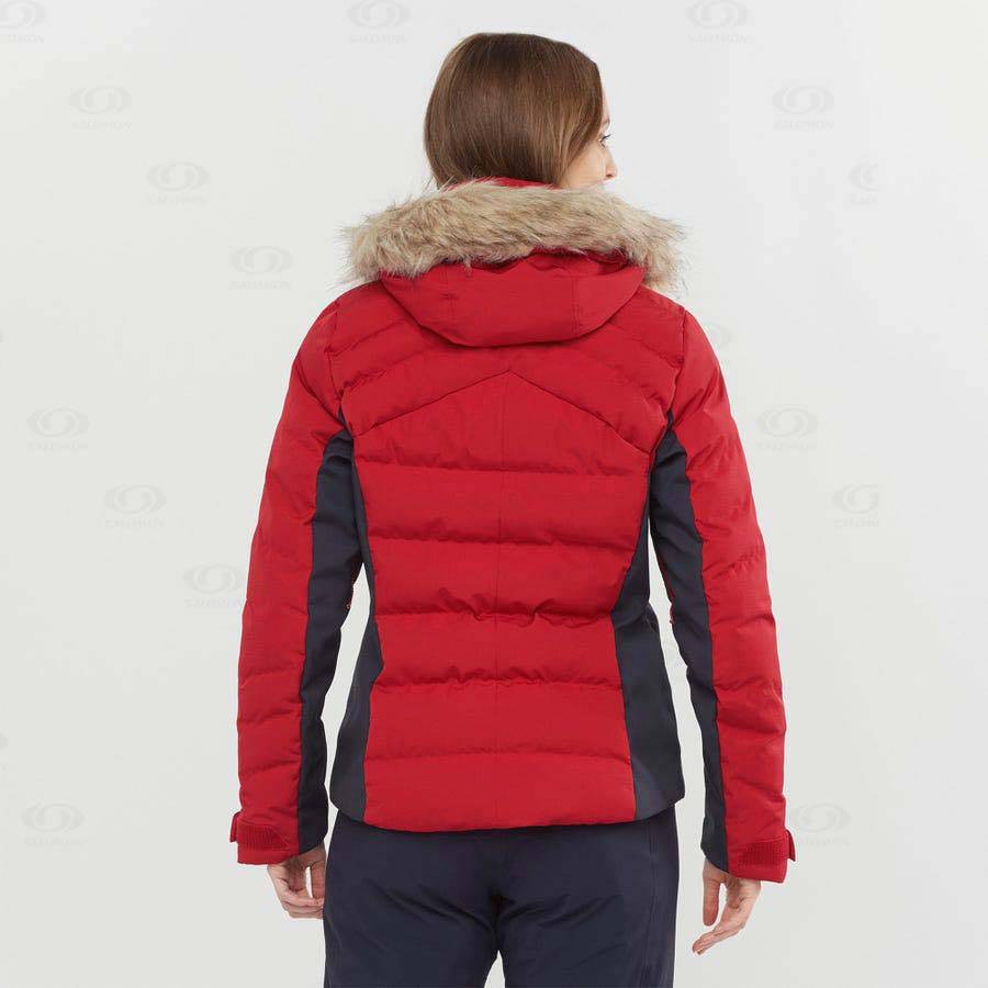 Salomon Jackets STORMCOZY Women's Softshell Jackets Red | AU-A1101