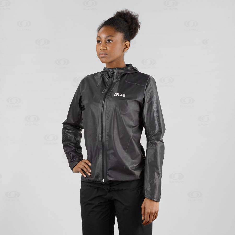 Salomon Jackets S/LAB GORE-TEX SHAKEDRY™ Women's Softshell Jackets Black | AU-O2456