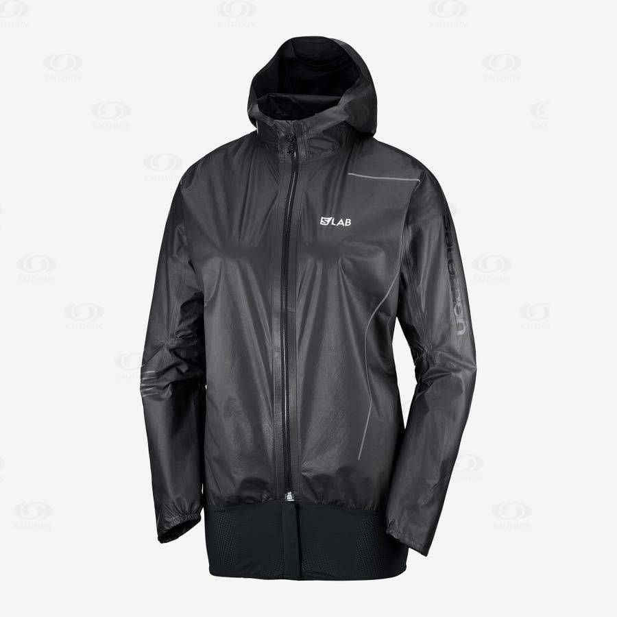 Salomon Jackets S/LAB GORE-TEX SHAKEDRY™ Women\'s Softshell Jackets Black | AU-O2456