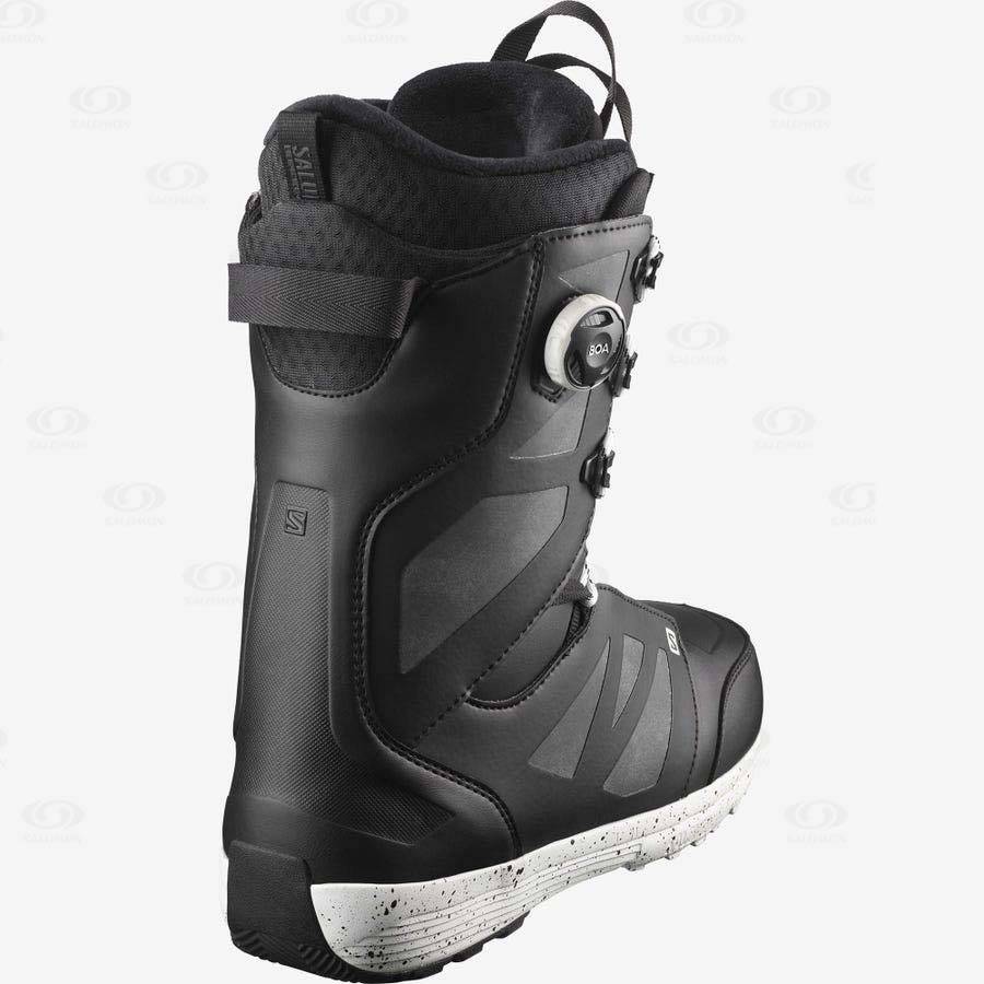 Salomon LAUNCH LACE BOA SJ Men's Ski Boots Black | AU-O1257