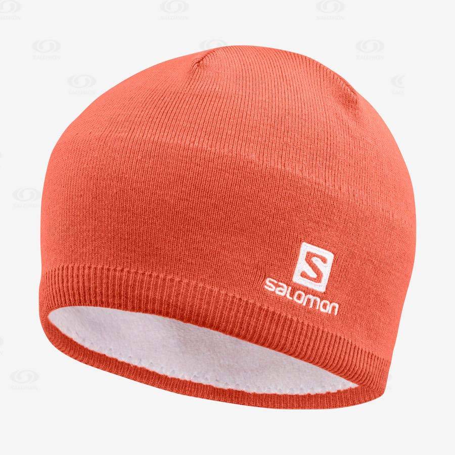 Salomon LOGO Men\'s Hats Orange | AU-N1526