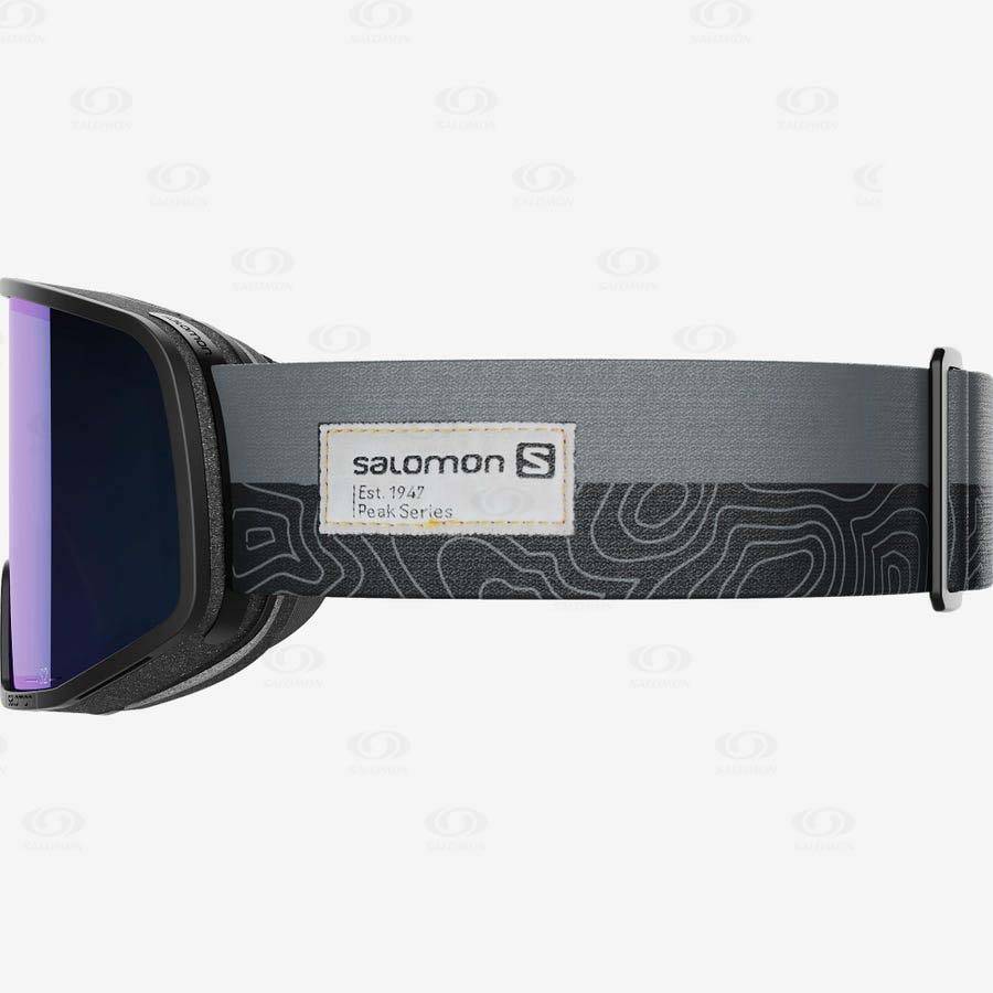 Salomon LO FI MULTILAYER Men's Goggles Silver | AU-O2622