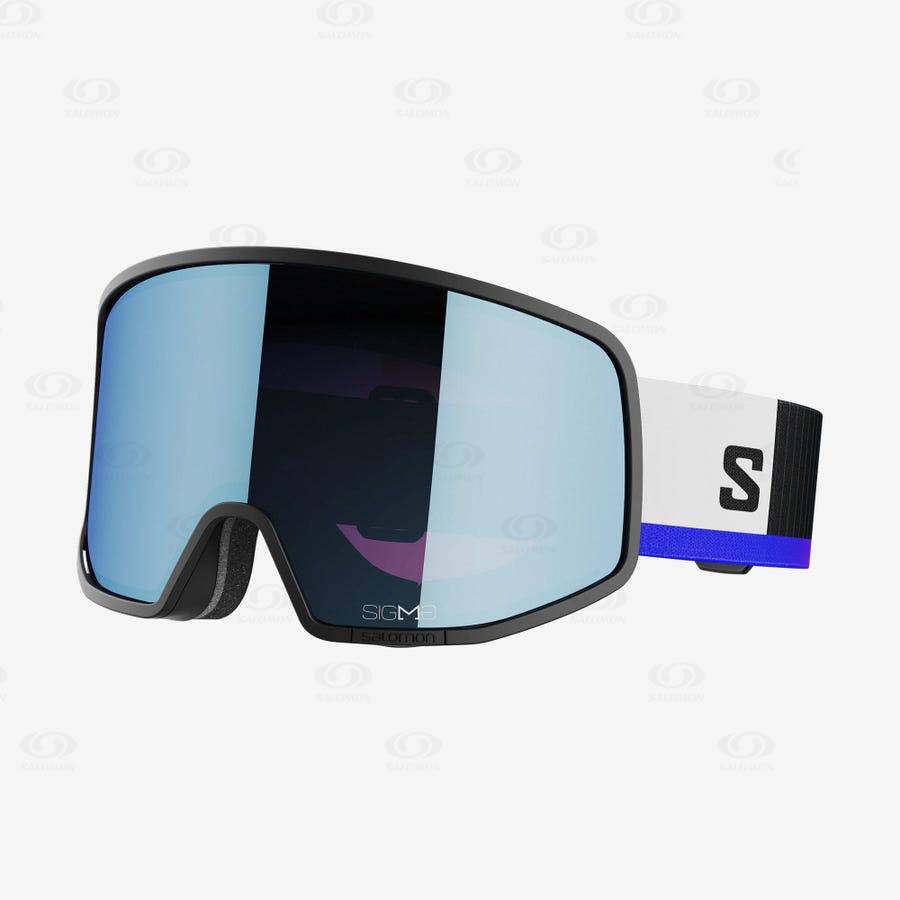 Salomon LO FI SIGMA Men\'s Goggles Black / White | AU-O2209