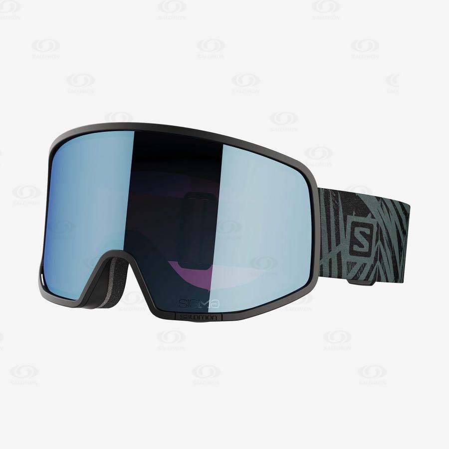 Salomon LO FI SIGMA Men\'s Goggles Black / Grey | AU-S1478