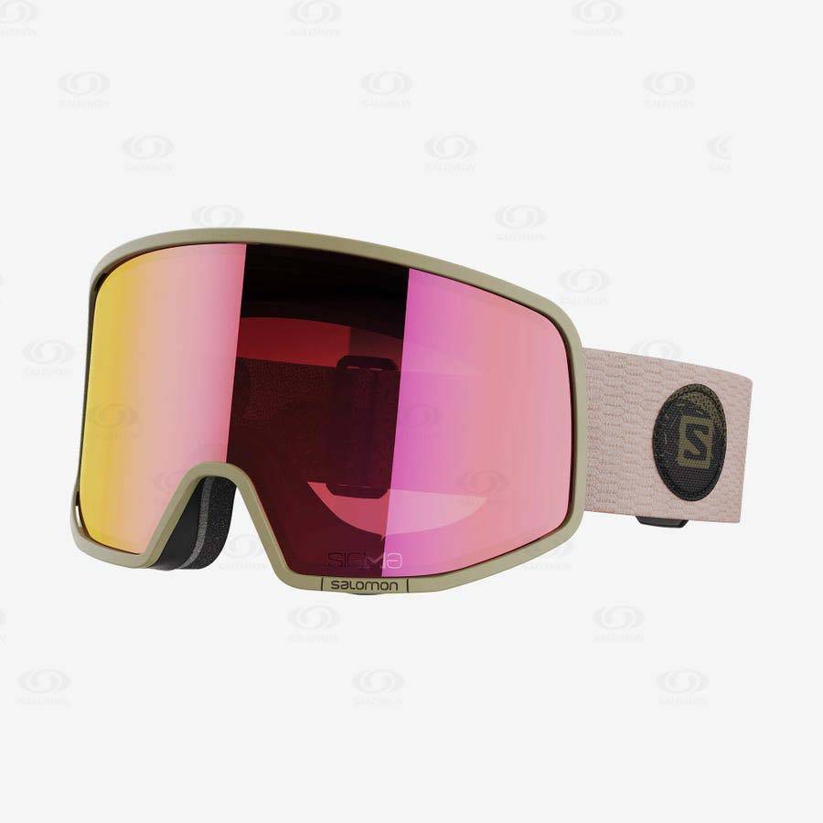 Salomon LO FI SIGMA Men\'s Goggles Pink | AU-N1302