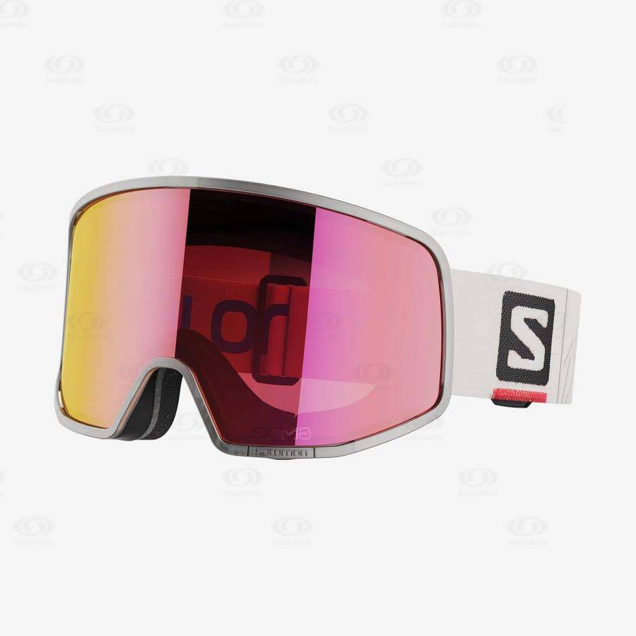 Salomon LO FI SIGMA Men\'s Goggles White | AU-S1905