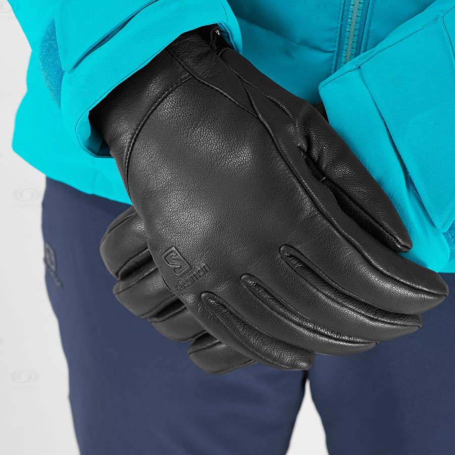 Salomon NATIVE Women's Gloves Black | AU-N1176