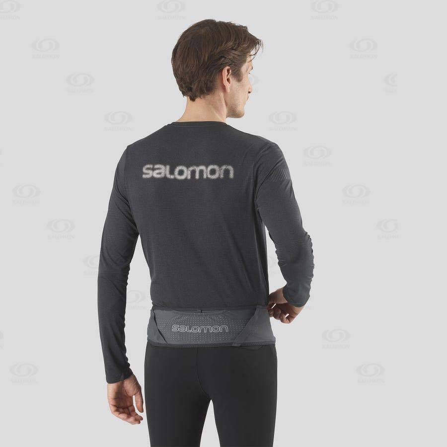 Salomon NOCTURN PULSE Men's Running Packs Black | AU-O2155