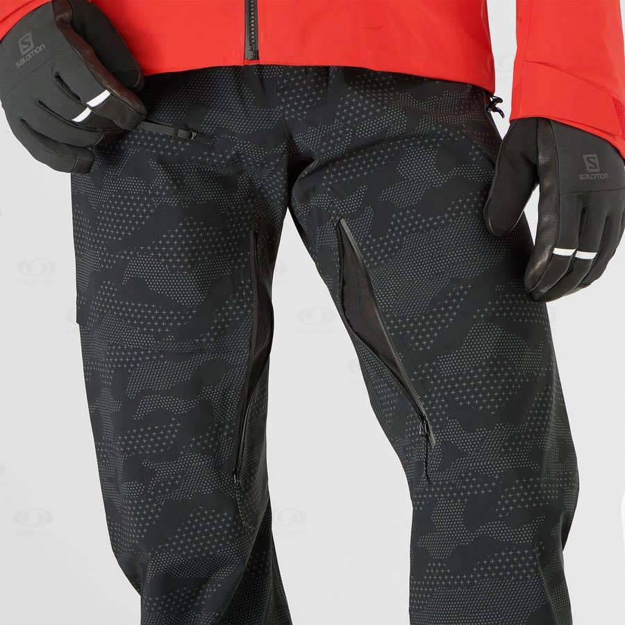 Salomon OUTLAW 3L Men's Ski Pants Black | AU-M2455