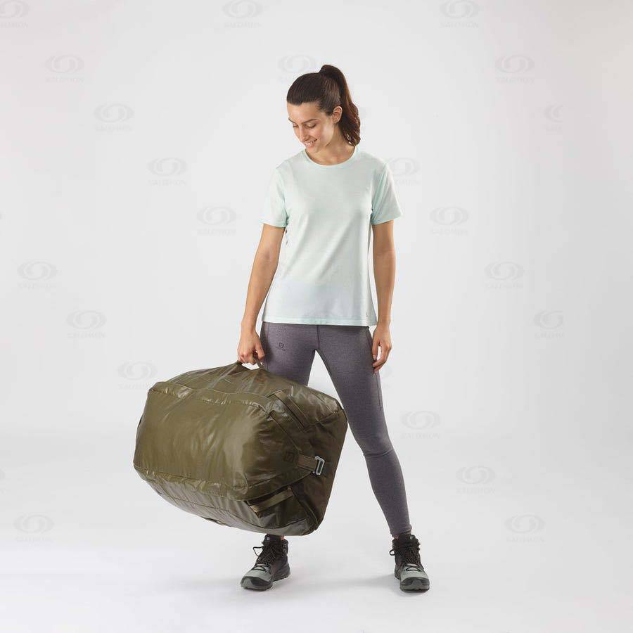 Salomon OUTLIFE DUFFEL 100 Women's Bags Olive | AU-O1175