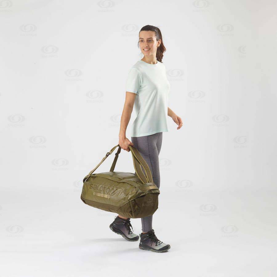 Salomon OUTLIFE DUFFEL 45 Women's Bags Olive | AU-M2371