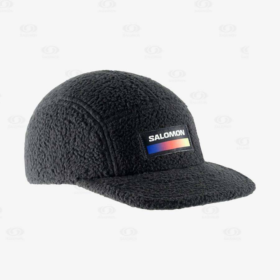 Salomon OUTLIFE SWEET FLEECE Women\'s Hats Black | AU-M2203