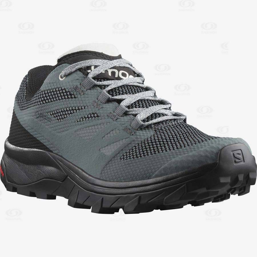 Salomon OUTLINE GORE-TEX Women's Hiking Shoes Grey | AU-S1982