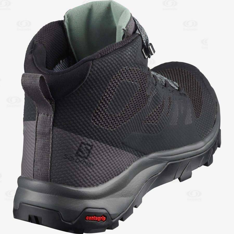 Salomon OUTLINE MID GORE-TEX Women's Hiking Boots Navy | AU-O1973