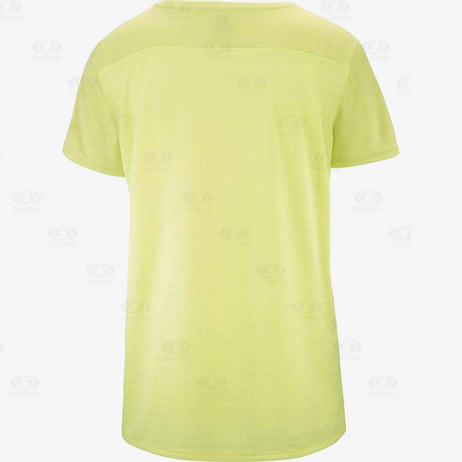 Salomon OUTLINE SUMMER Women's T Shirts Mint | AU-M2168