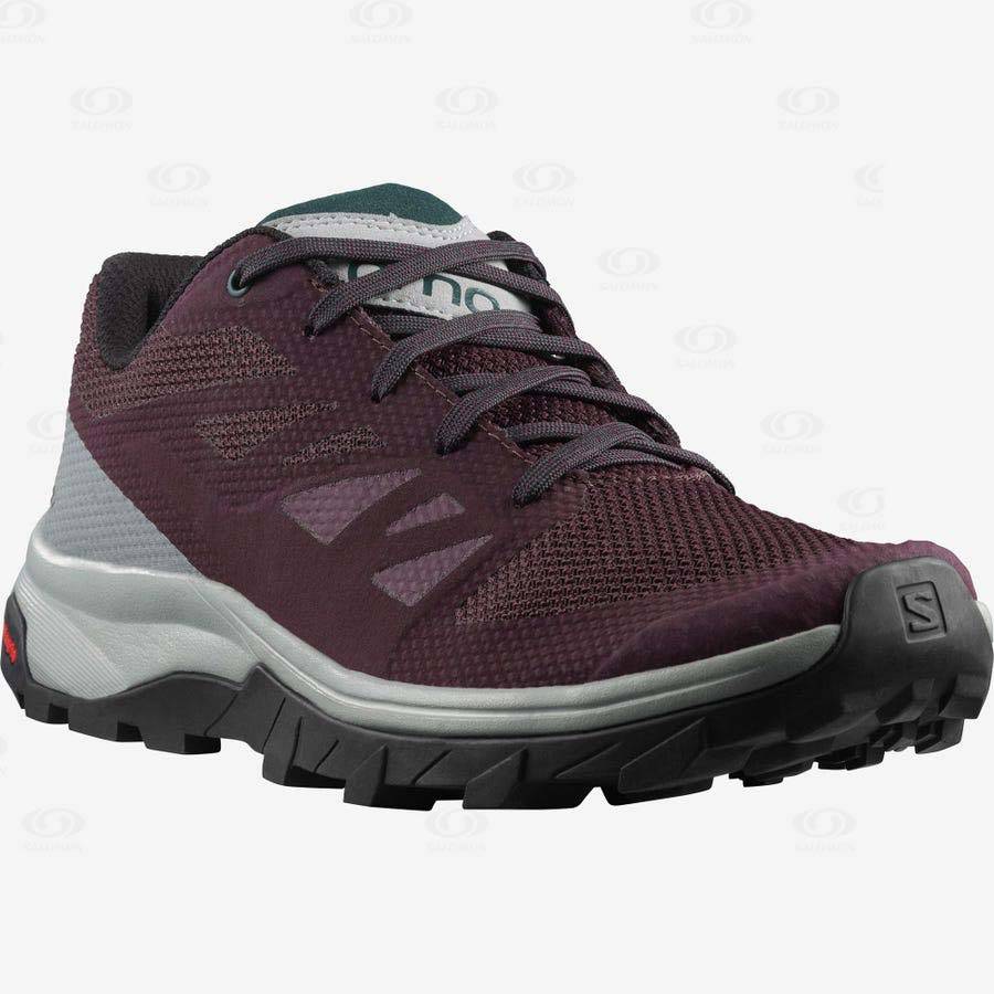 Salomon OUTLINE Women's Hiking Shoes Red | AU-O1609