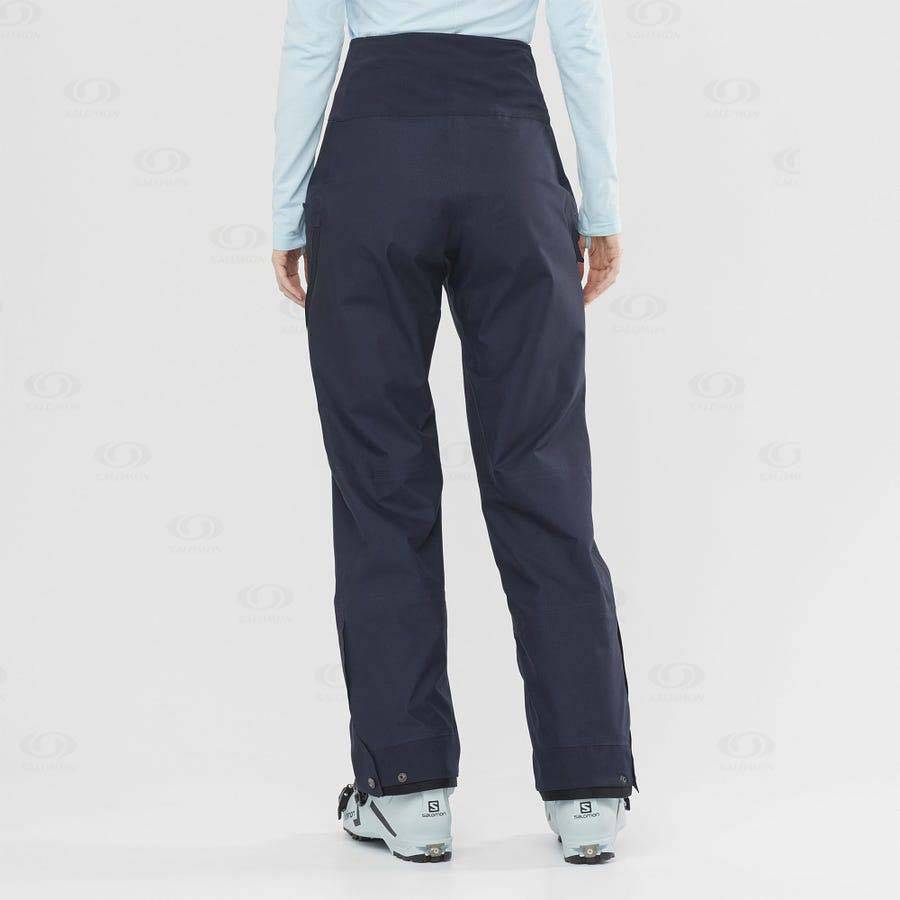 Salomon OUTPEAK GORE-TEX 3L Women's Ski Pants Blue | AU-A2130