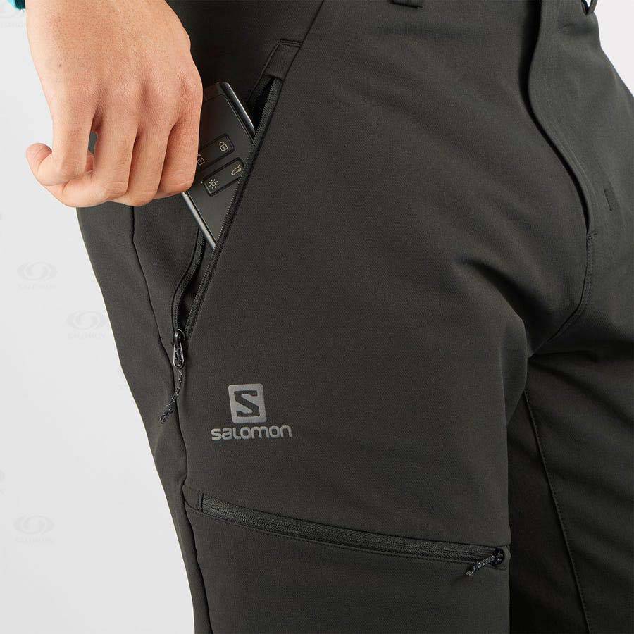 Salomon OUTPEAK WARM Men's Pants Black | AU-O2279