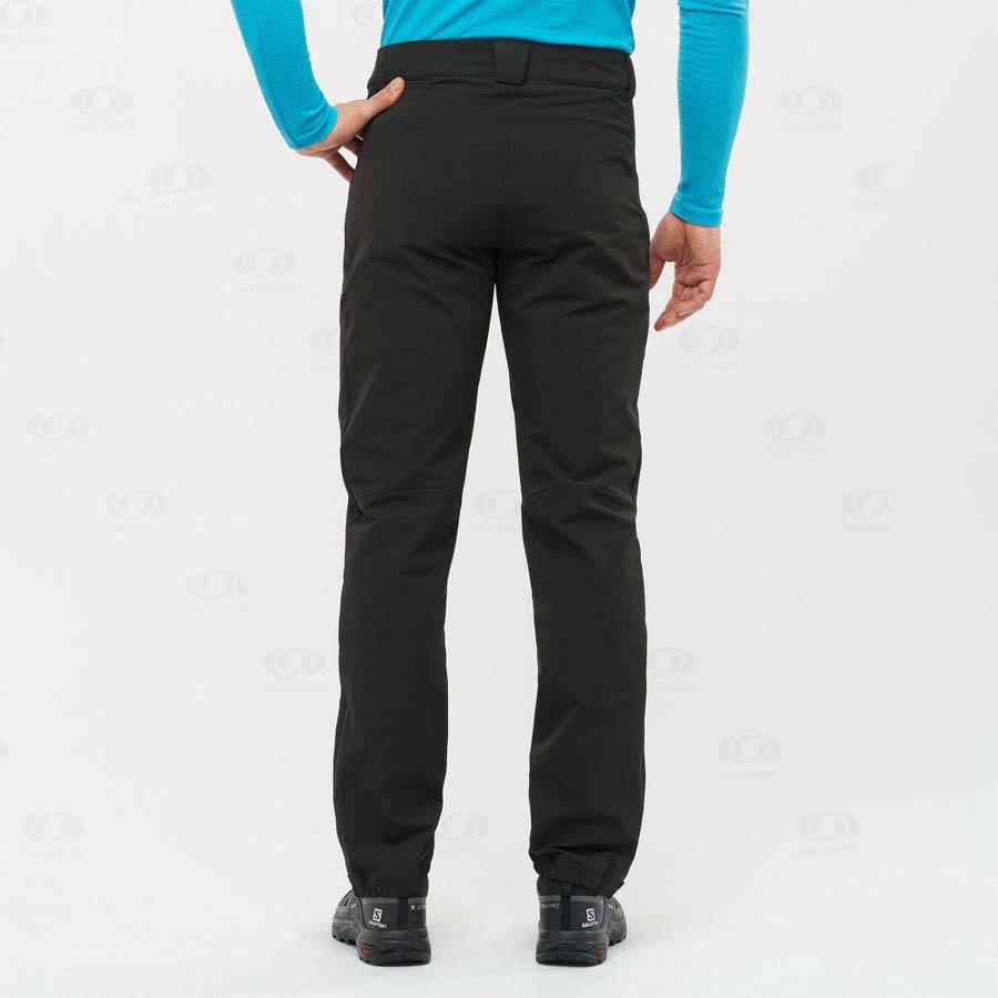 Salomon OUTPEAK WARM Men's Pants Black | AU-O2279