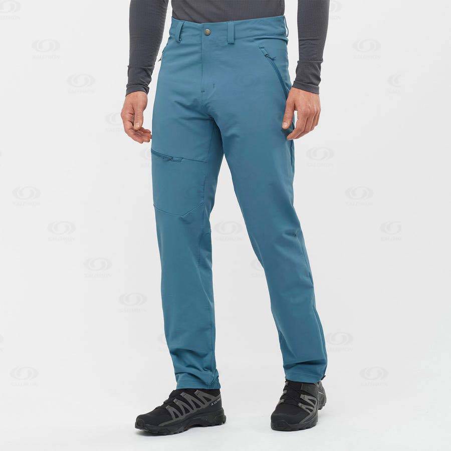 Salomon OUTPEAK WARM Men's Pants Blue | AU-S1884