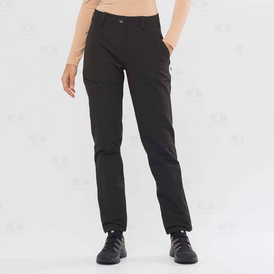 Salomon OUTPEAK WARM Women's Pants Black | AU-A2235