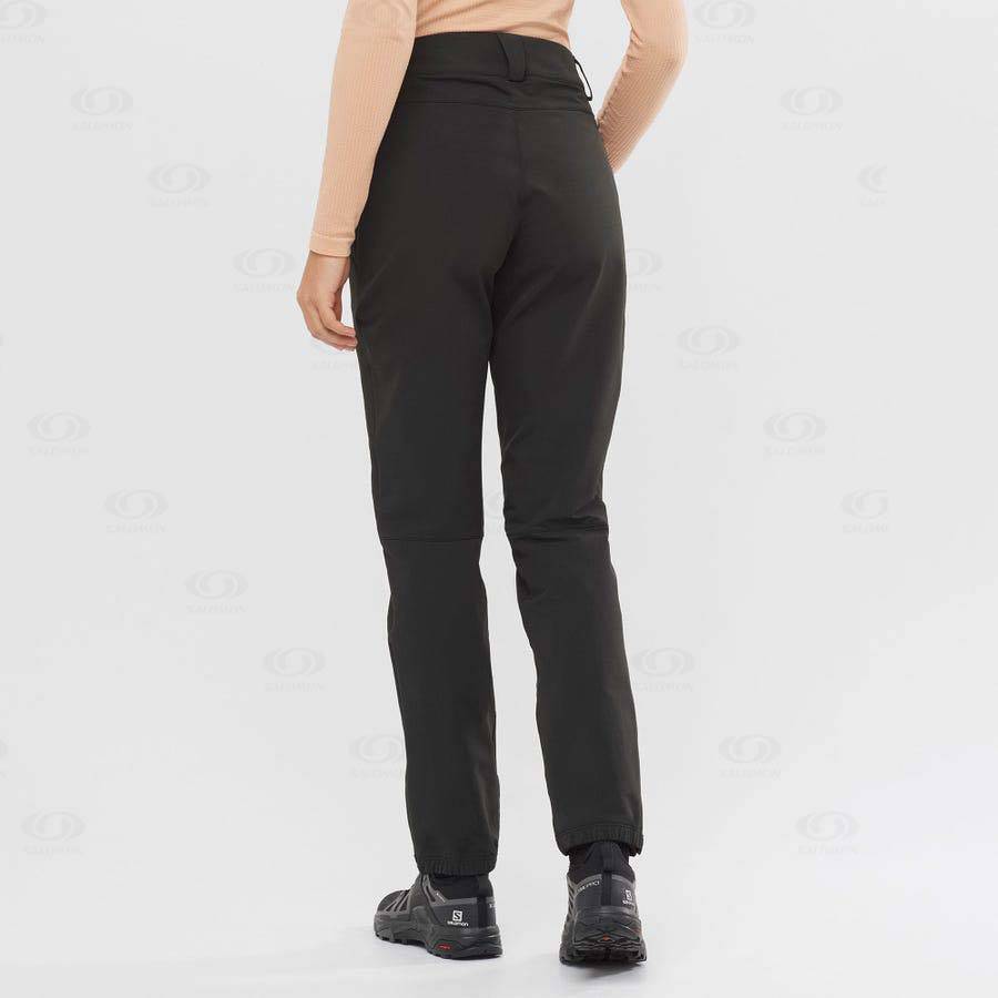 Salomon OUTPEAK WARM Women's Pants Black | AU-A2235