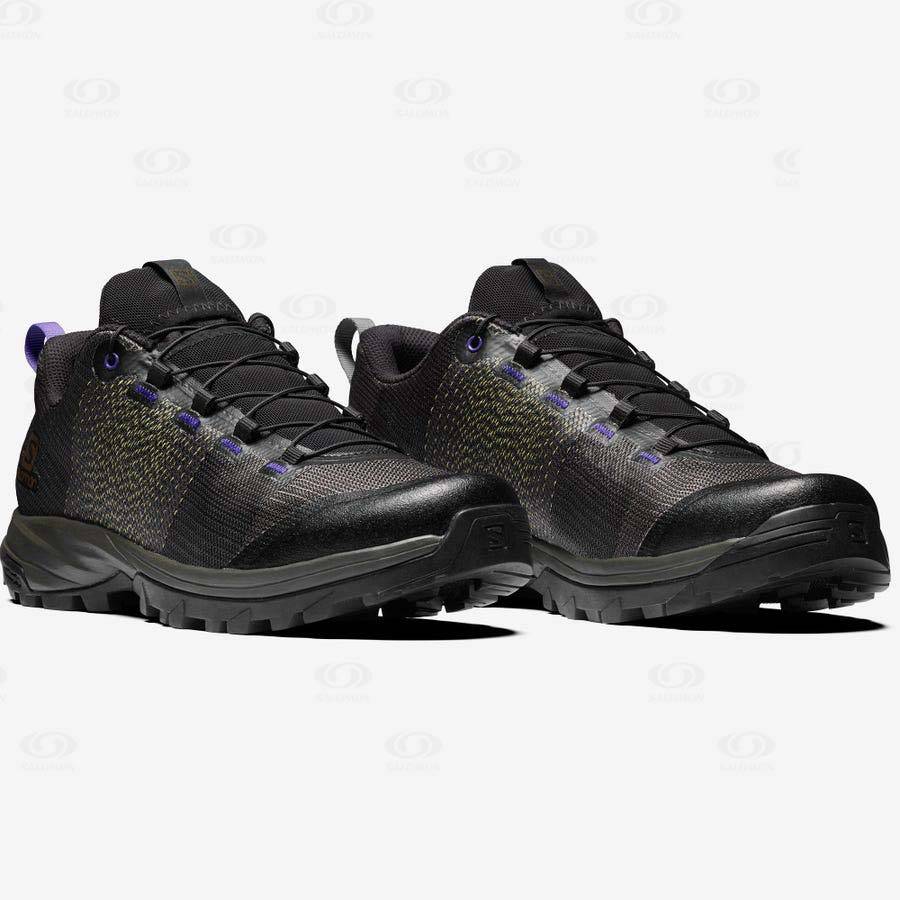 Salomon OUTPRO MATRYX FOR THE BROKEN ARM Men's Sneakers Black / Purple | AU-O1782