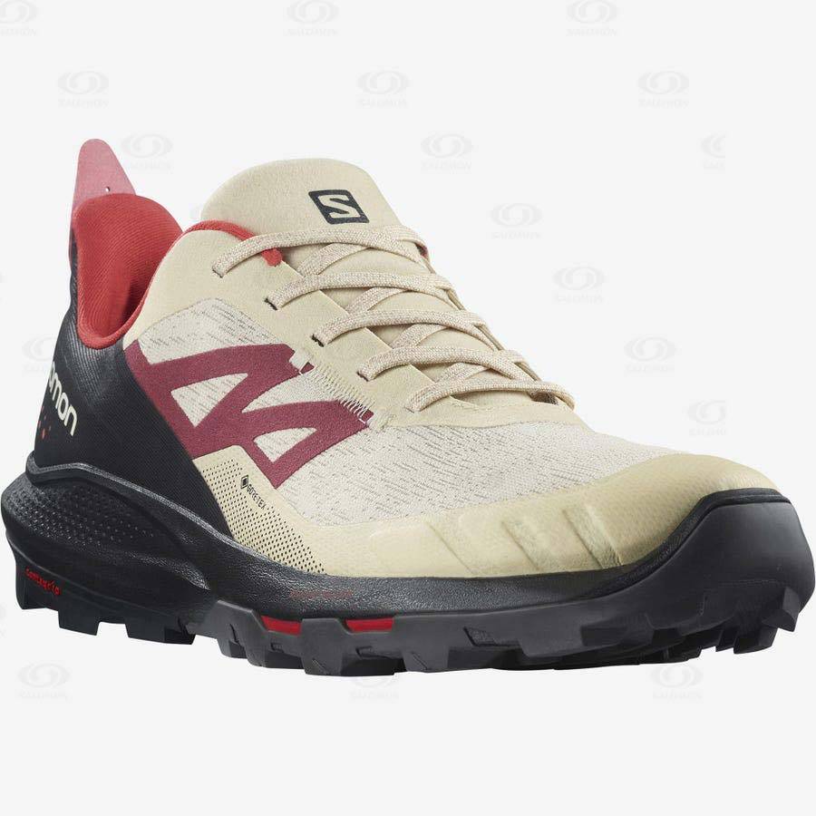 Salomon OUTPULSE GORE-TEX Men's Hiking Shoes Beige | AU-N1190