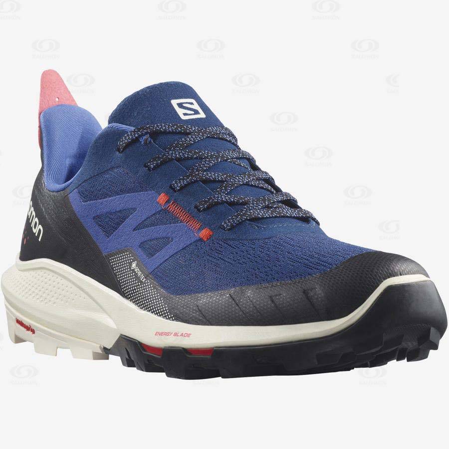 Salomon OUTPULSE GORE-TEX Men's Hiking Shoes Navy | AU-O1166