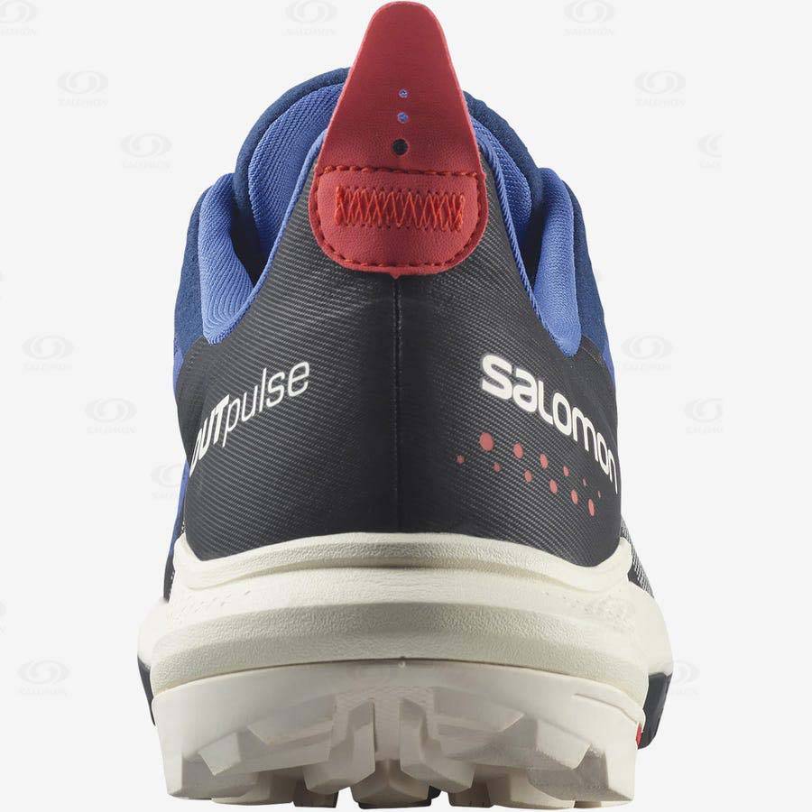 Salomon OUTPULSE GORE-TEX Men's Hiking Shoes Navy | AU-O1166