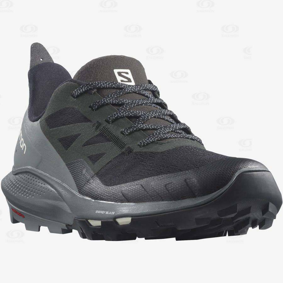 Salomon OUTPULSE GORE-TEX Women's Waterproof Shoes Grey / Black | AU-W2270