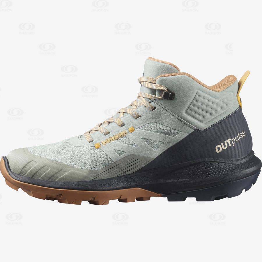 Salomon OUTPULSE MID GORE-TEX Women's Hiking Boots Mint | AU-L1620