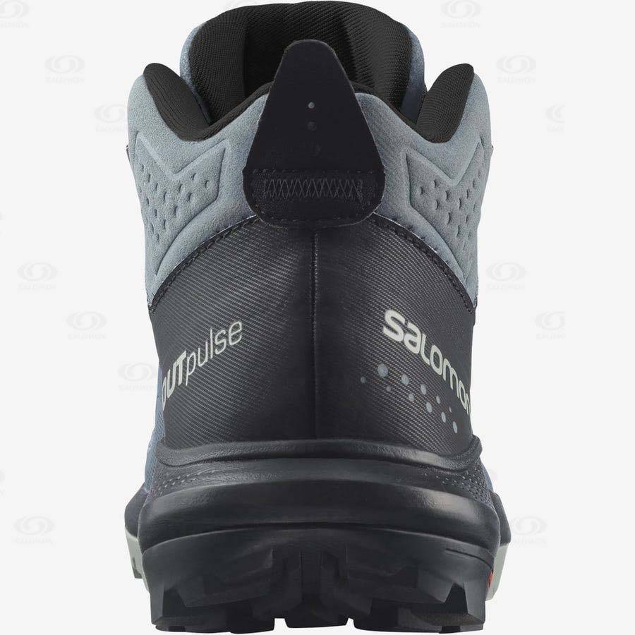 Salomon OUTPULSE MID GORE-TEX Women's Hiking Boots Silver | AU-M1454