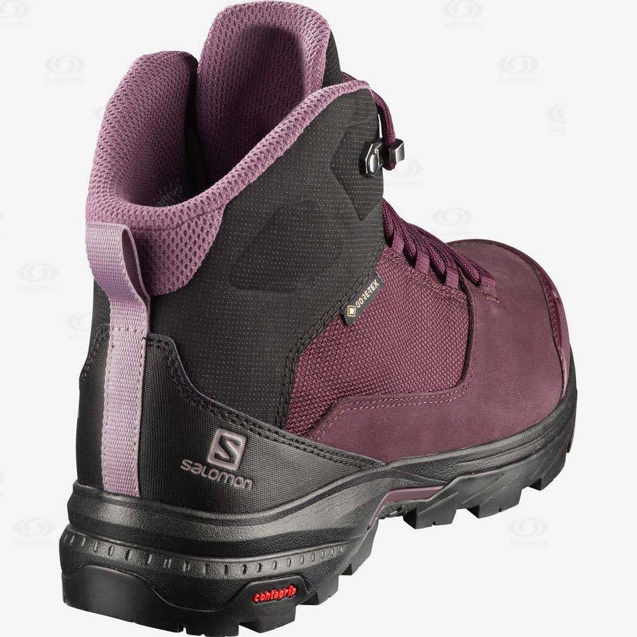 Salomon OUTWARD GORE-TEX Women's Hiking Boots Red | AU-W1170