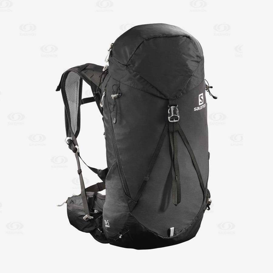 Salomon OUT NIGHT 30+5 Men\'s Backpacks Black | AU-L1900