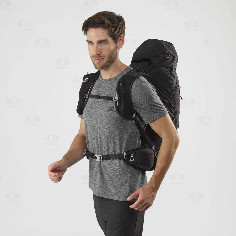 Salomon OUT WEEK 38+6 Men's Backpacks Black | AU-L1508