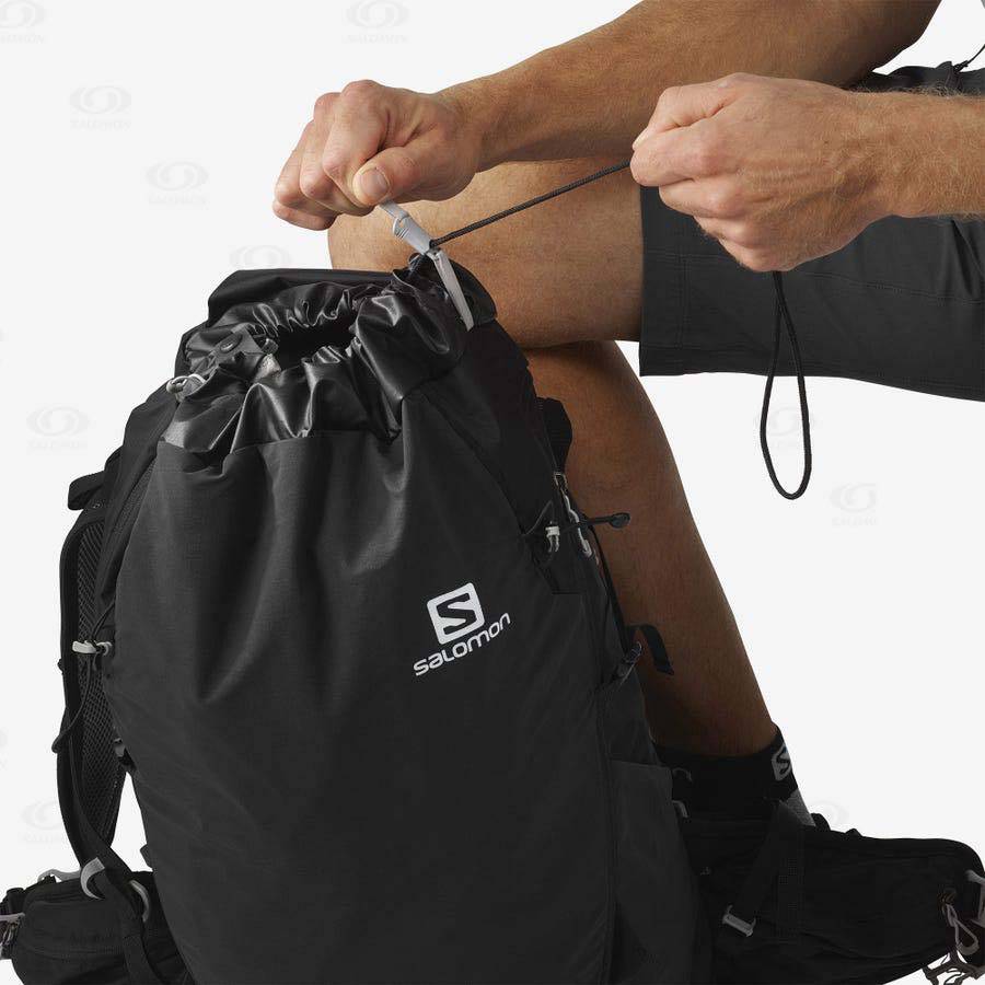 Salomon OUT WEEK 38+6 Men's Backpacks Black | AU-L1508