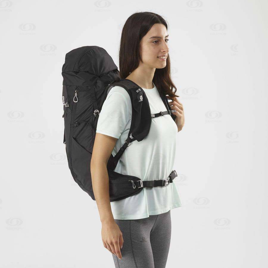 Salomon OUT WEEK 38+6 Women's Backpacks Black | AU-A1570