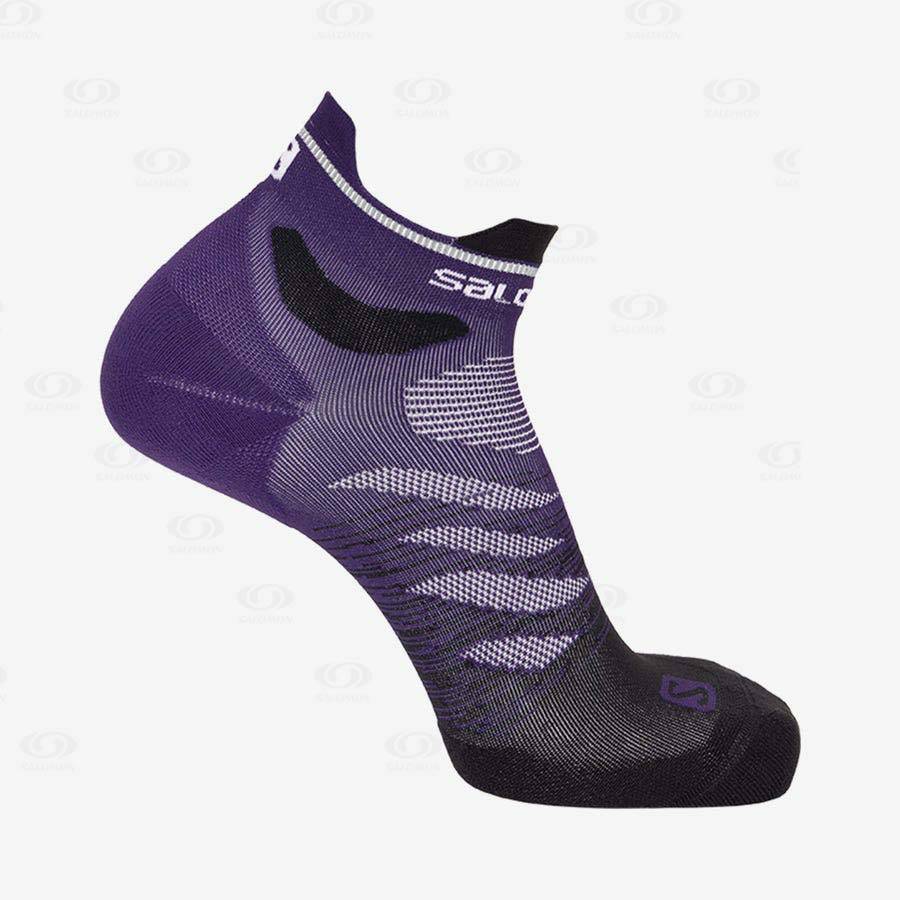 Salomon PREDICT ANKLE Men\'s Socks Purple | AU-M2063