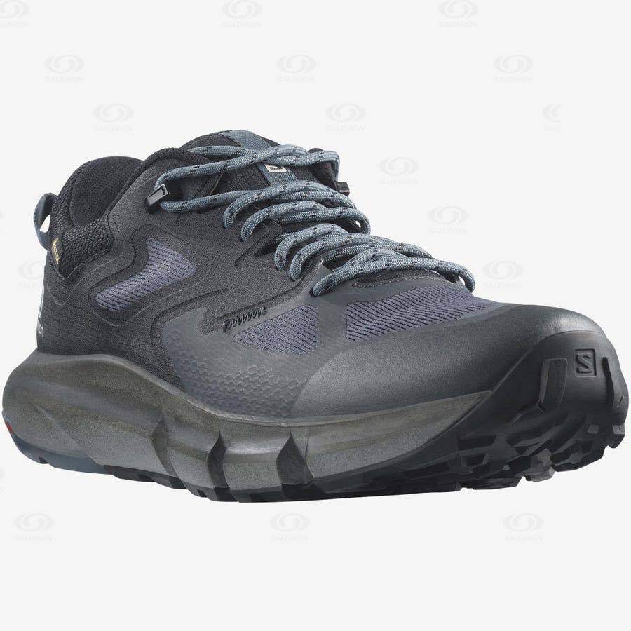 Salomon PREDICT HIKE GORE-TEX Men's Hiking Shoes Grey / Black | AU-L2523