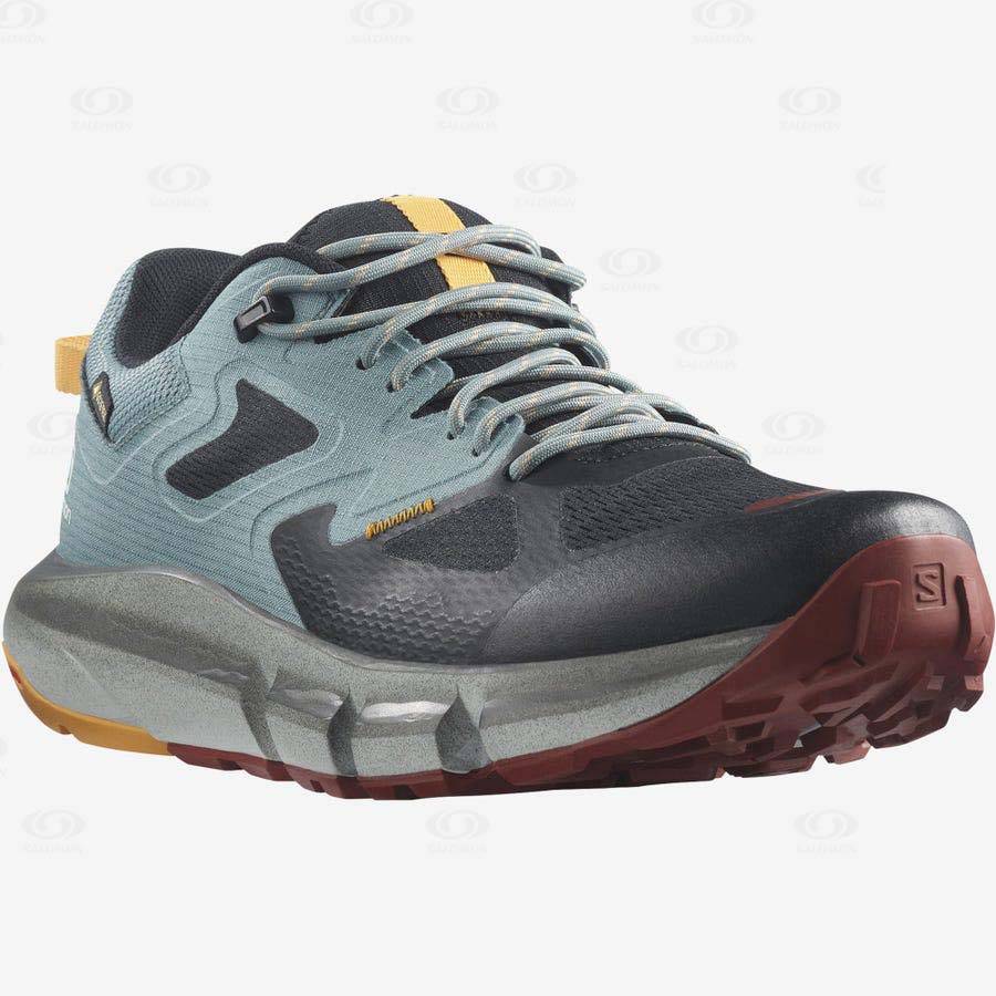 Salomon PREDICT HIKE GORE-TEX Men's Hiking Shoes Black / Orange | AU-S1730